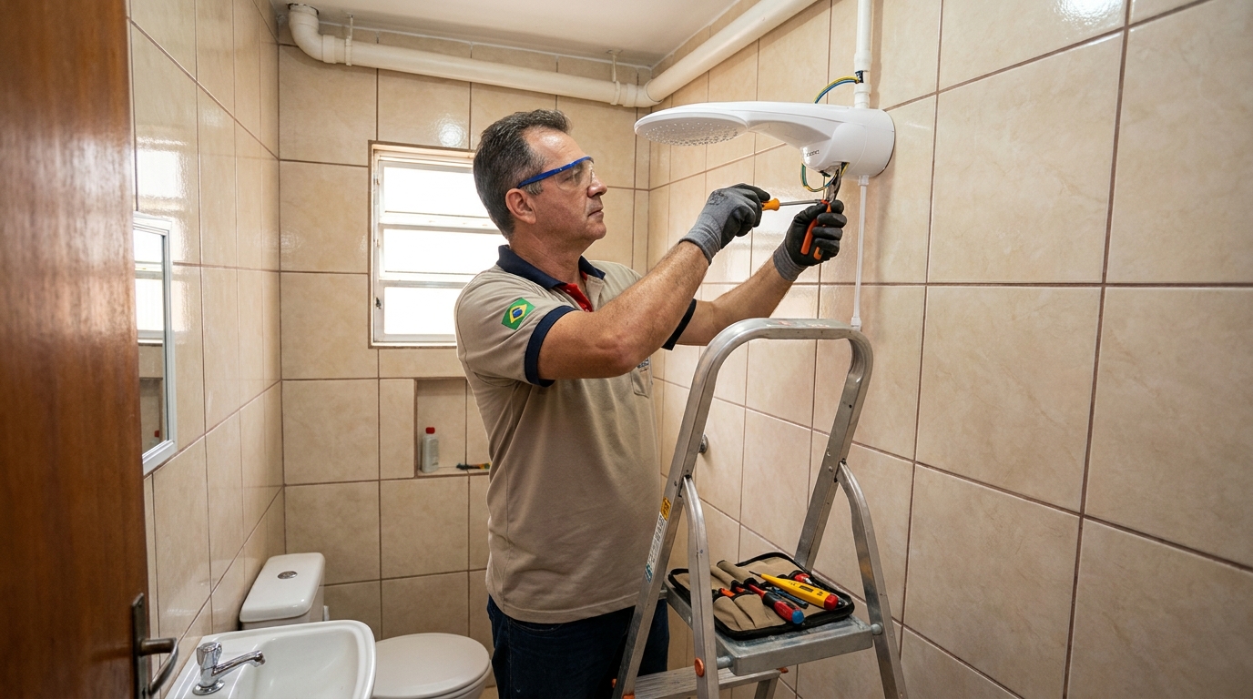 Instalação com pressurizador em Porto Alegre-RS